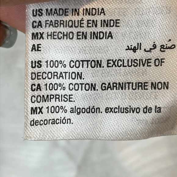 NWT Style & Co Womens Winter White Embroidered Floral Knit Henley Top XSMALL - Picture 4 of 6